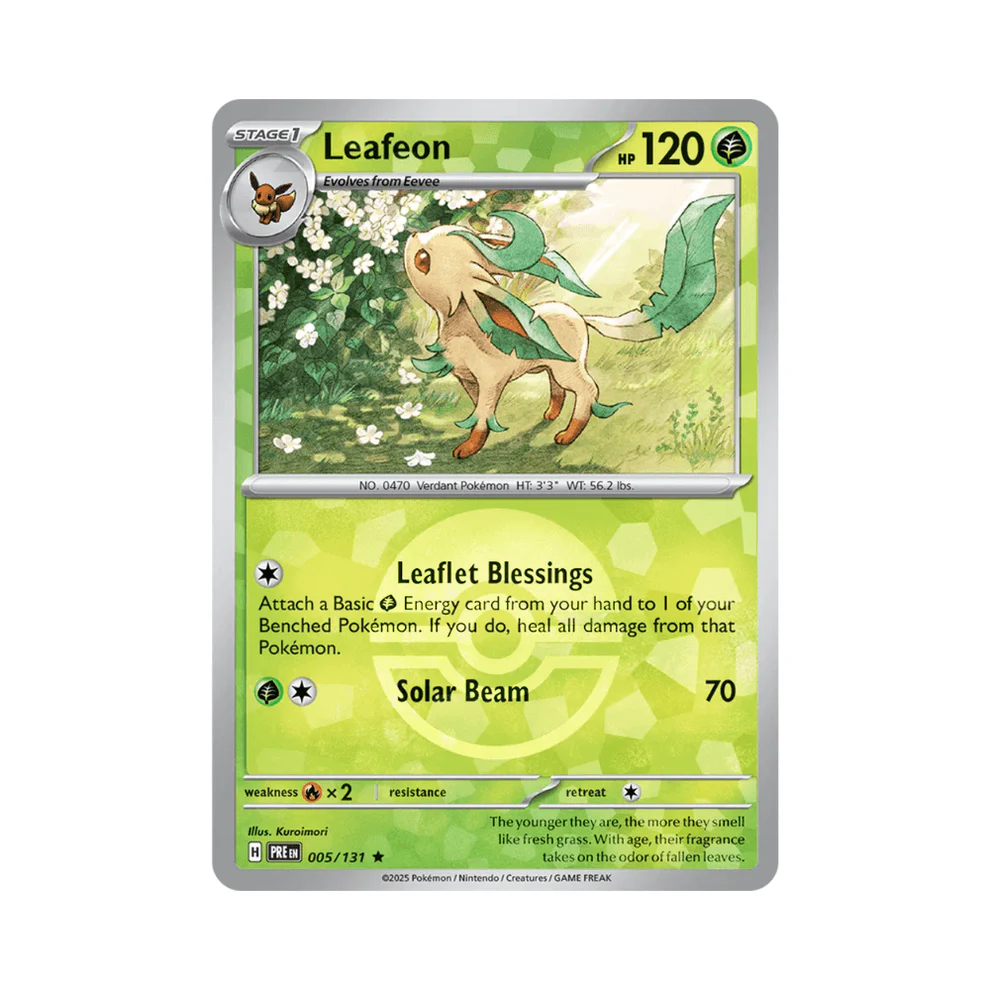Leafeon Pokeball Prismatic