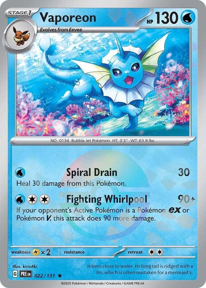Vaporeon Pokeball Prismatic