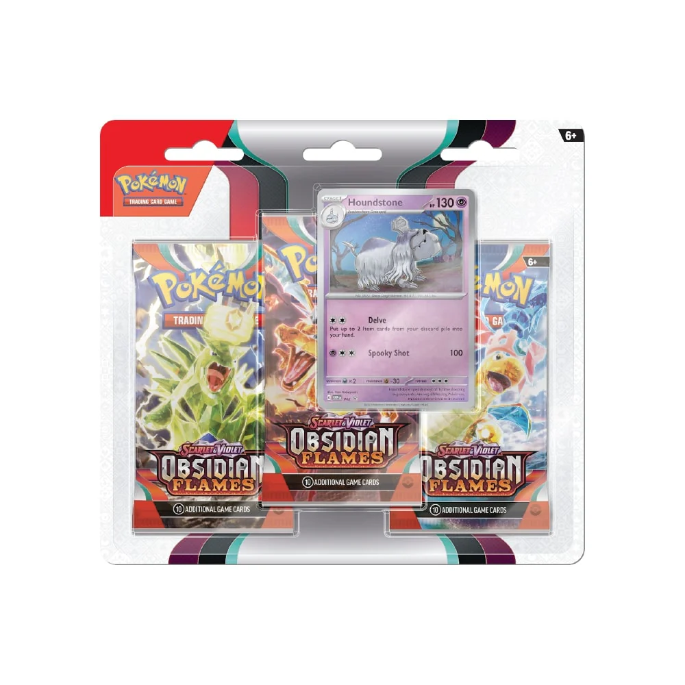 Obsidian Flames 3 Pack Blister Houndstone